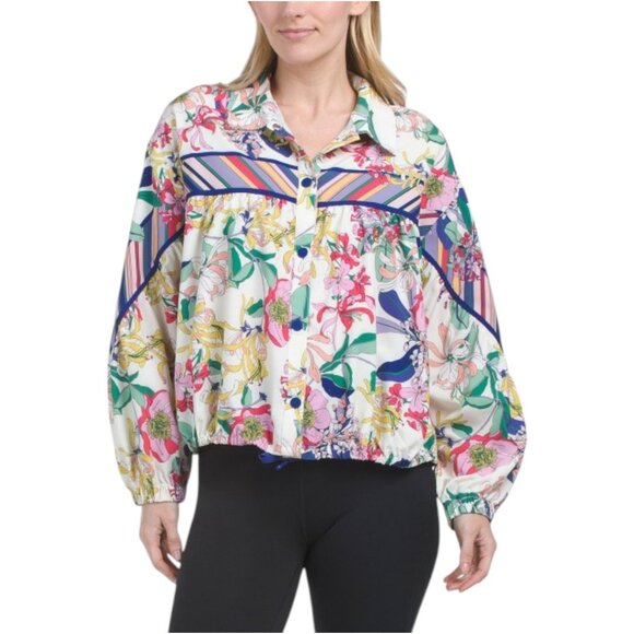 JOHNNY WAS Ruched Jacket